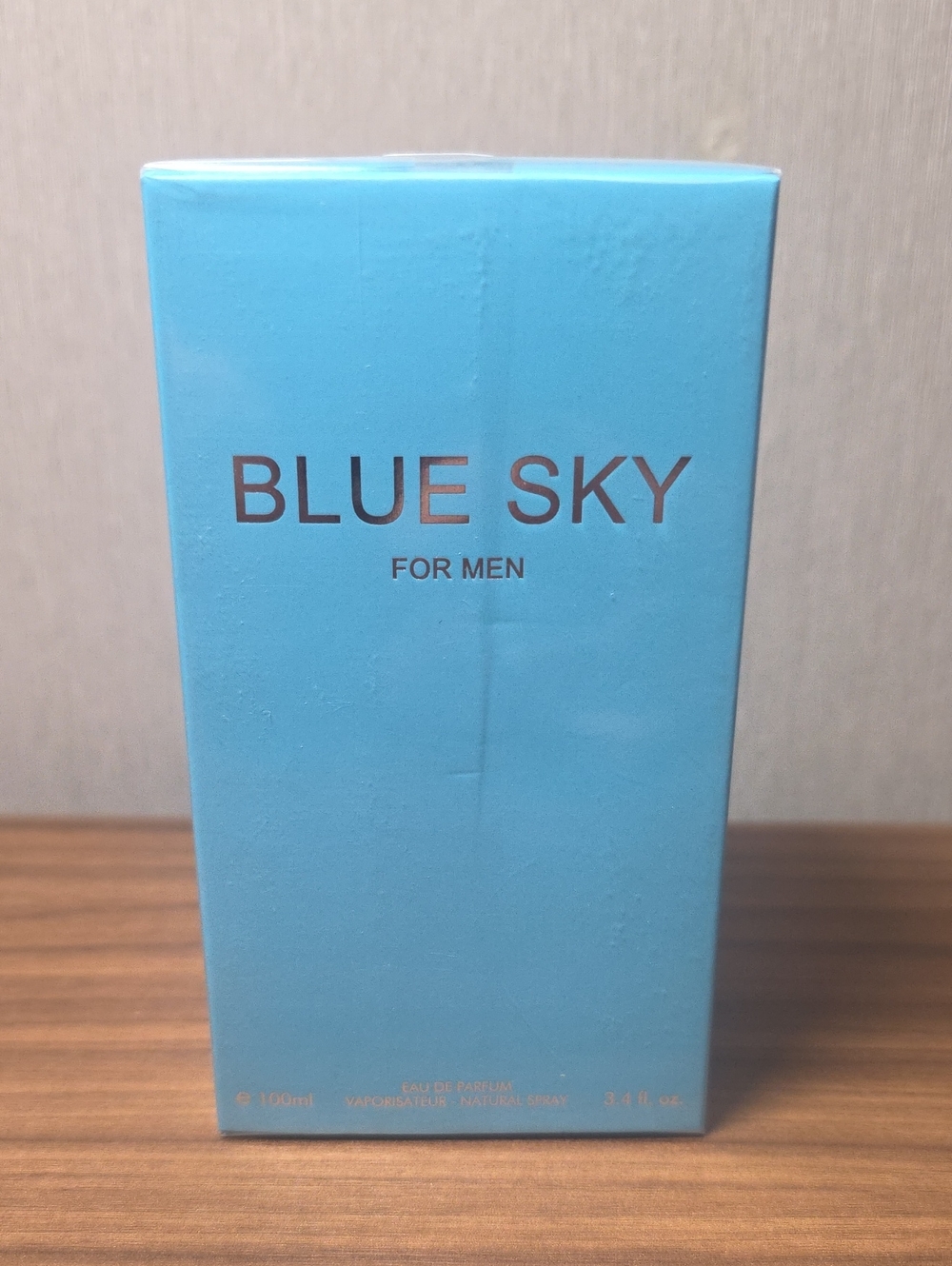 Blue Sky Men's Light Aqua Fragrance Box
